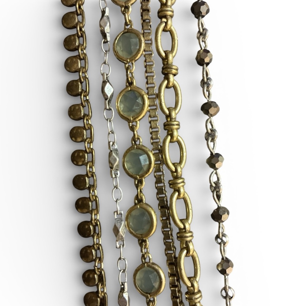 ✨ 3/$15 ✨ Lucky Brand Multi-Chain Bracelet with Gold Accents - Picture 2 of 2